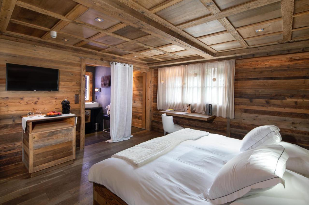 Hostellerie Du Pas De L'Ours "Relais Et Chateaux" Crans-Montana Exterior foto