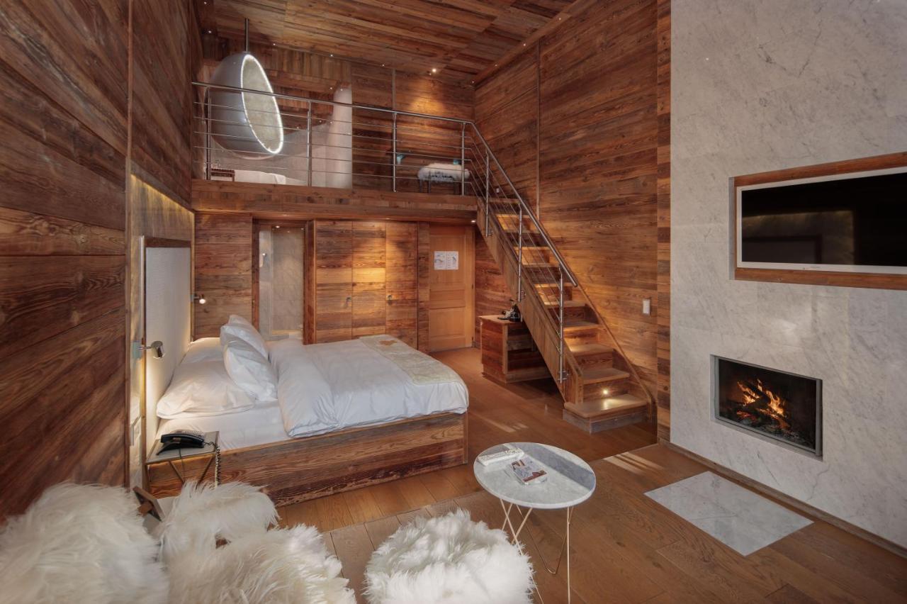 Hostellerie Du Pas De L'Ours "Relais Et Chateaux" Crans-Montana Exterior foto
