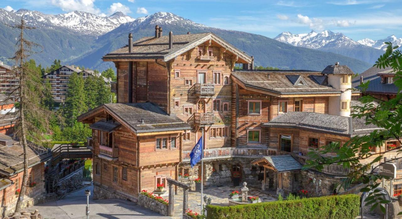 Hostellerie Du Pas De L'Ours "Relais Et Chateaux" Crans-Montana Exterior foto