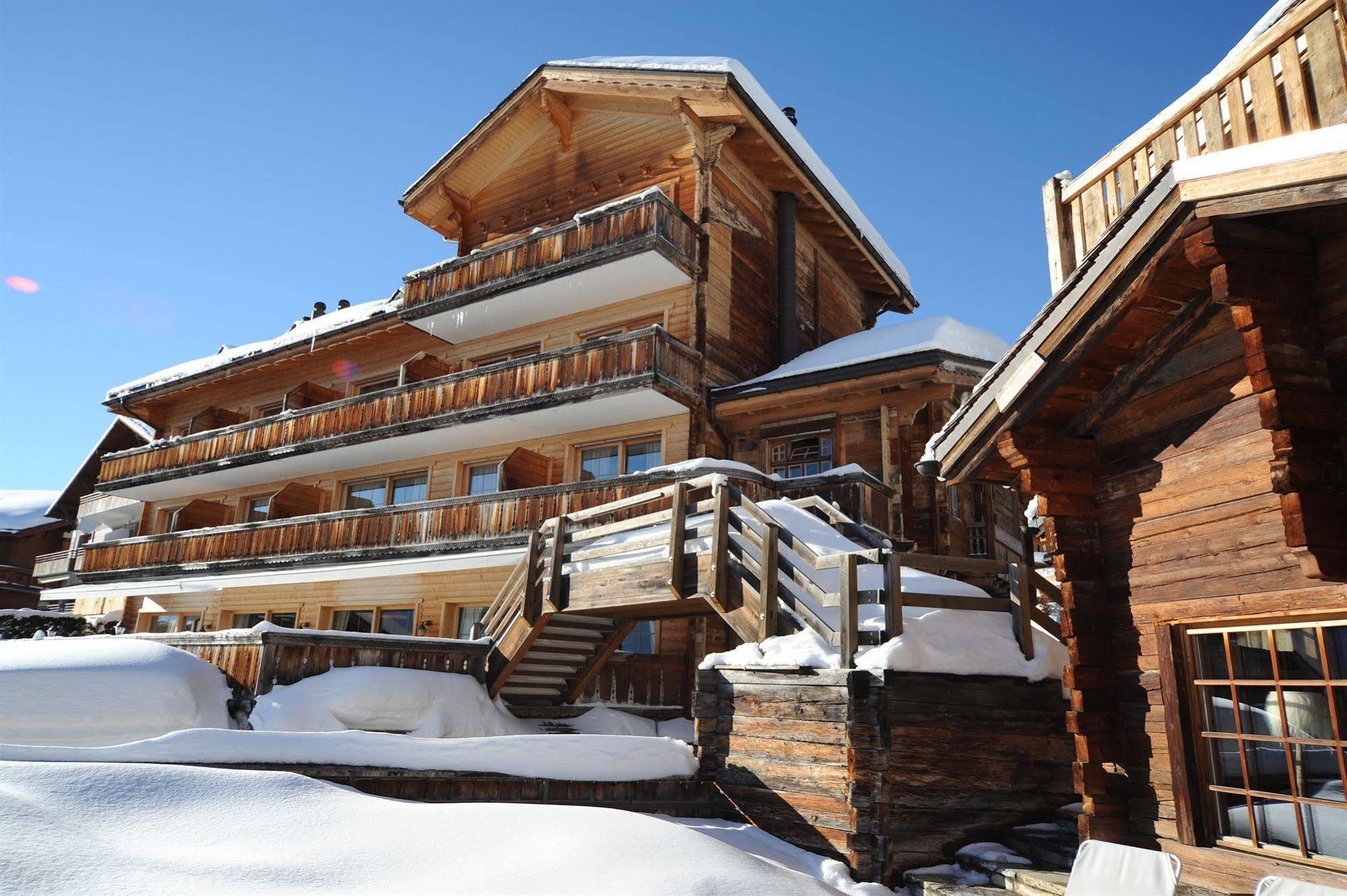 Hostellerie Du Pas De L'Ours "Relais Et Chateaux" Crans-Montana Exterior foto