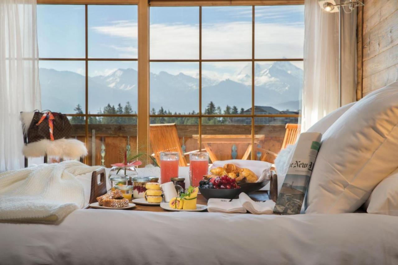 Hostellerie Du Pas De L'Ours "Relais Et Chateaux" Crans-Montana Exterior foto